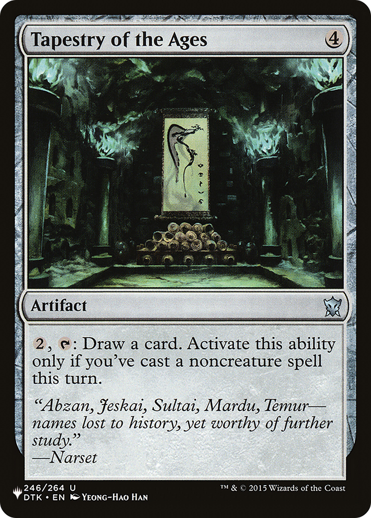 Tapestry of the Ages (LIST-246/264) [The List]