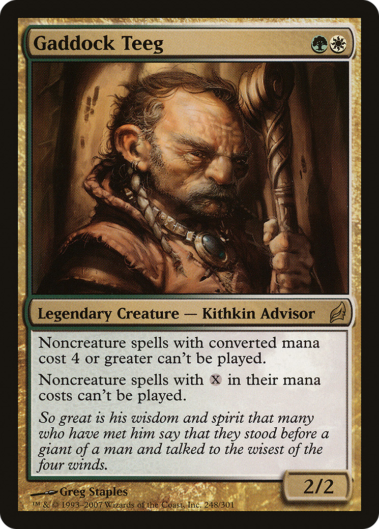 Gaddock Teeg (LRW-248) [Lorwyn] Foil