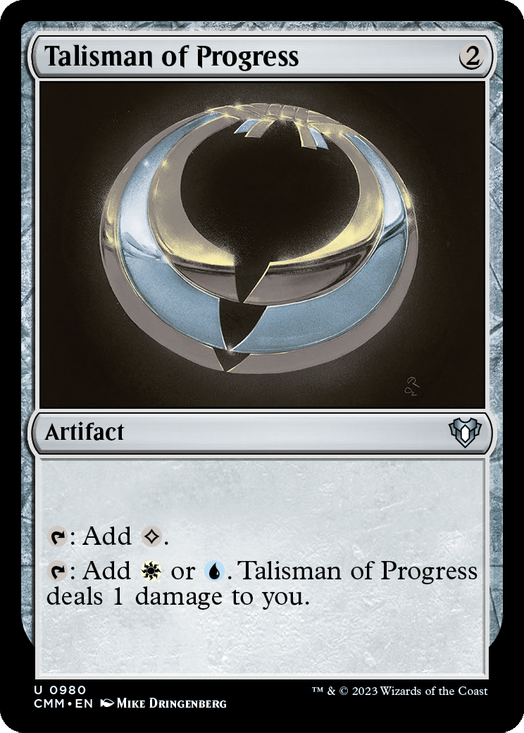 Talisman of Progress (CMM-980) [Commander Masters]