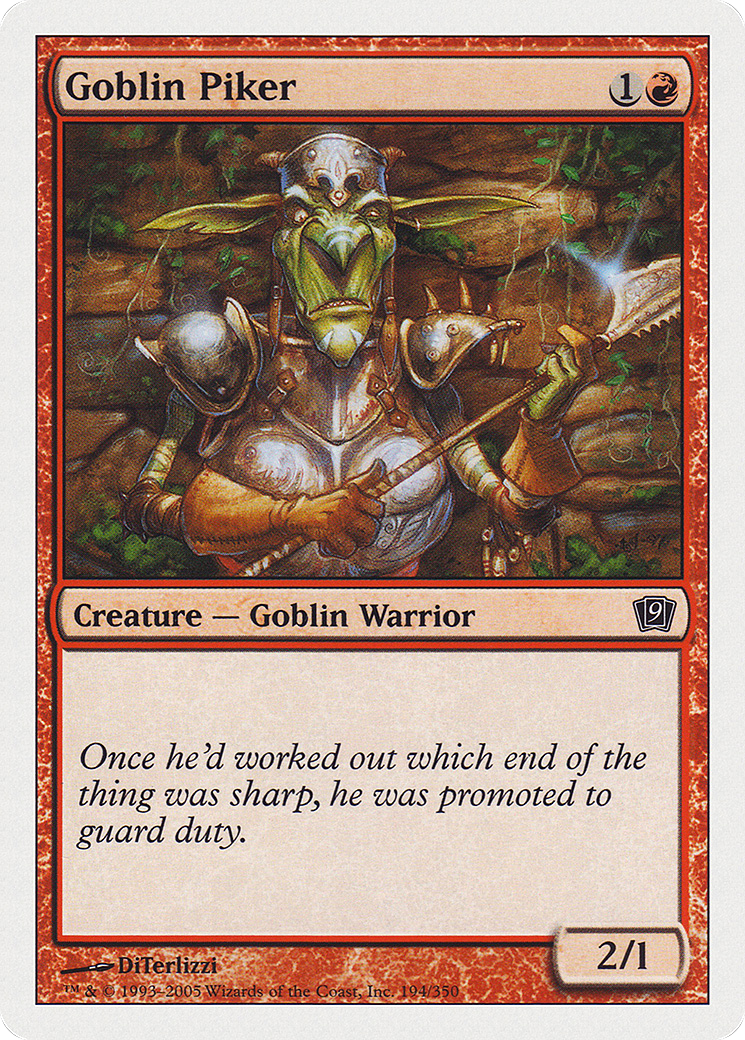 Goblin Piker (9ED-194) [9th Edition]