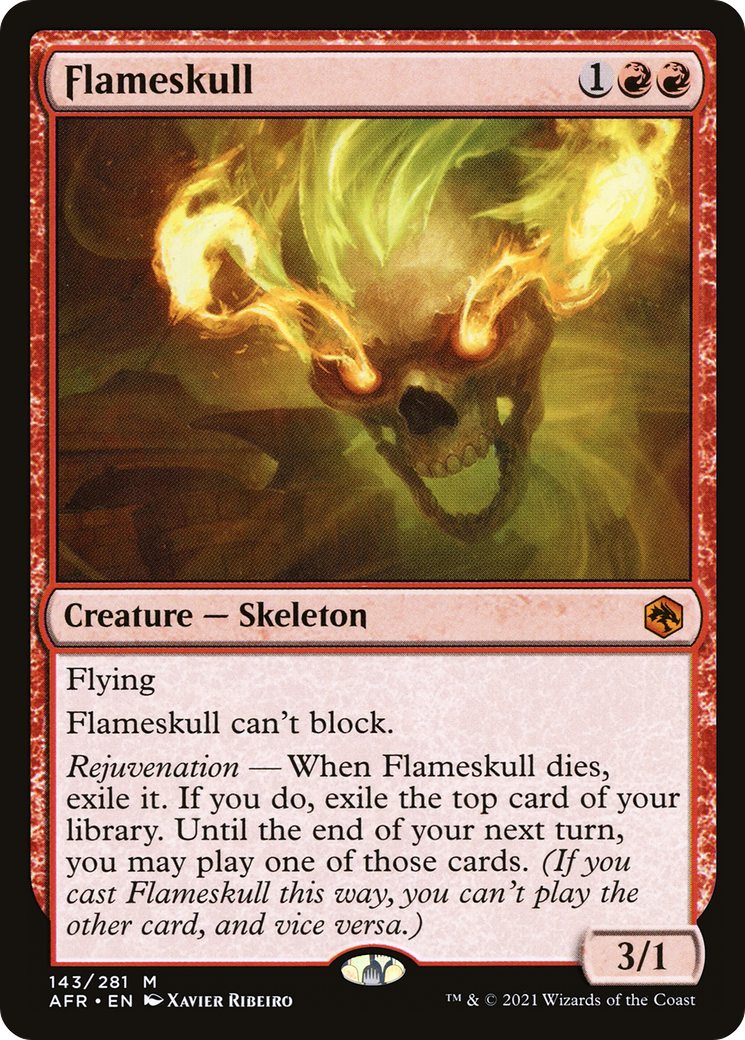 Flameskull (AFR-143) [Adventures in the Forgotten Realms] Foil