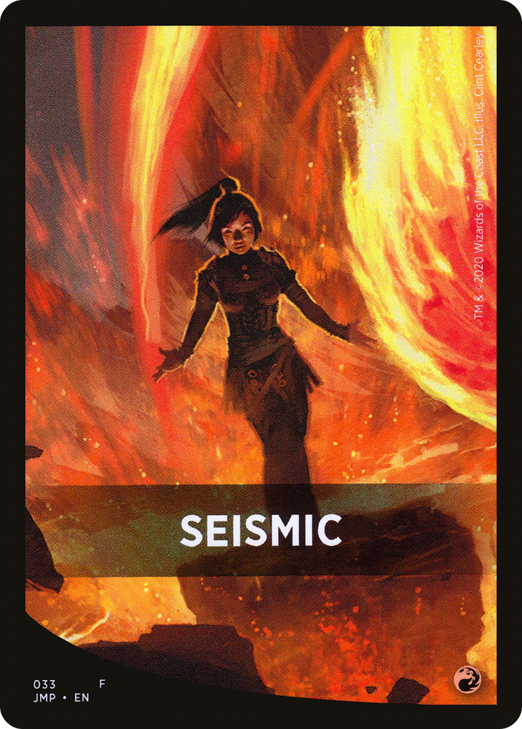 Seismic Theme Card (JMP-033) [Jumpstart Front Cards]