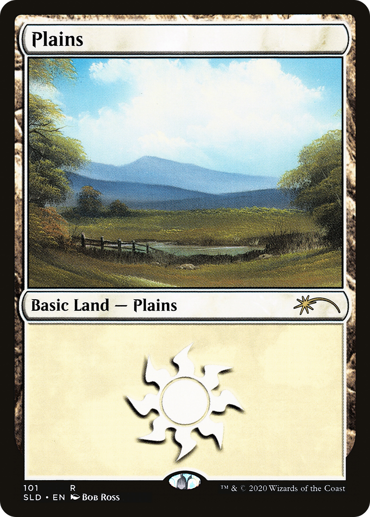 Plains (SLD-101) (Bob Ross) [Secret Lair Drop] Foil