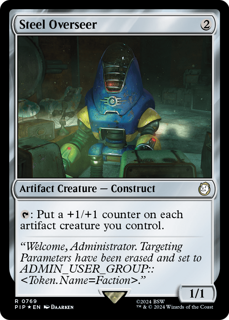 Steel Overseer (Surge Foil) (PIP-769) [Fallout] Foil