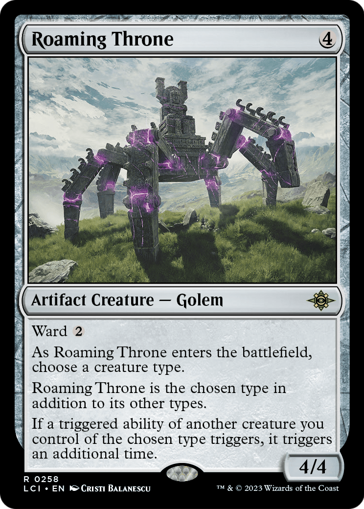 Roaming Throne (LCI-258) [The Lost Caverns of Ixalan] Foil