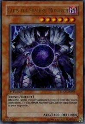Caius the Shadow Monarch (Ultra Rare) (SDDE-EN001) - Structure Deck: The Dark Emperor Unlimited