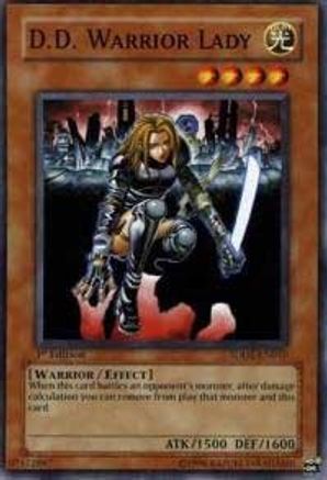 D.D. Warrior Lady (Common) (SDDE-EN010) - Structure Deck: The Dark Emperor 1st Edition