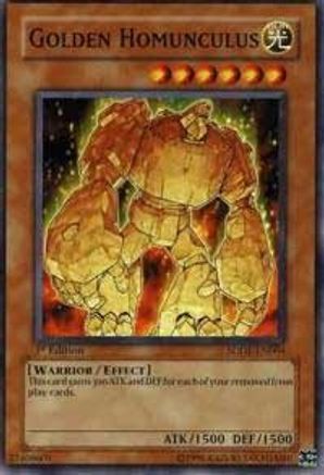 Golden Homunculus (Common) (SDDE-EN004) - Structure Deck: The Dark Emperor 1st Edition