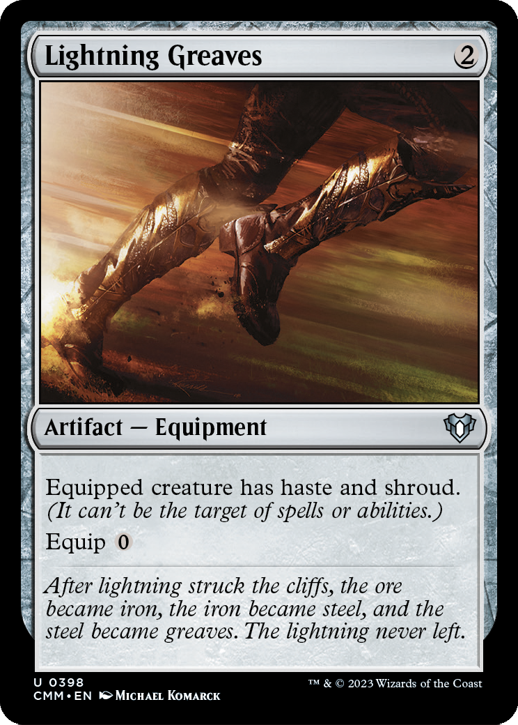 Lightning Greaves (CMM-398) [Commander Masters]