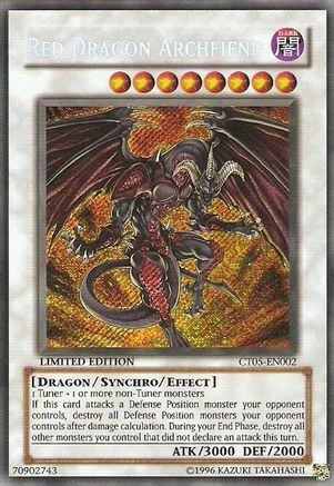 Red Dragon Archfiend (Secret Rare) (CT05-EN002) - 2008 Collectors Tin Limited