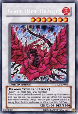 Black Rose Dragon (Secret Rare) (CT05-EN003) - 2008 Collectors Tin Limited