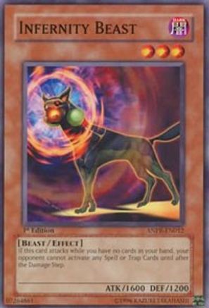 Infernity Beast (Common) (ANPR-EN012) - Ancient Prophecy 1st Edition
