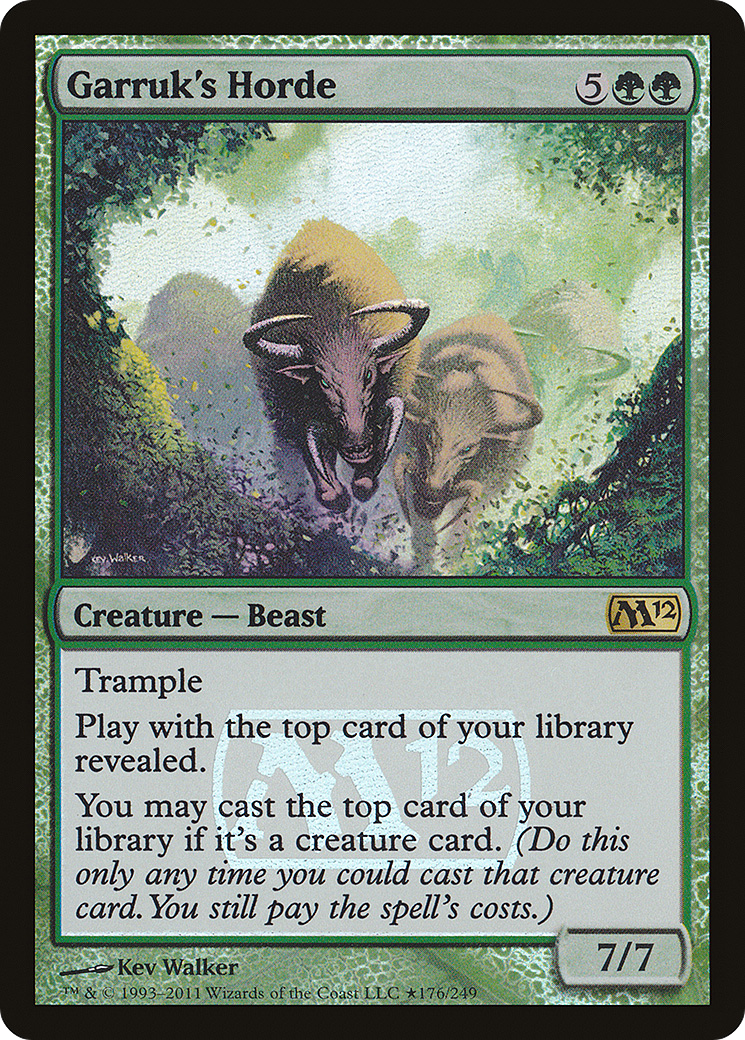 Garruk's Horde (LARP-176) [Magic 2012 Promos] Foil