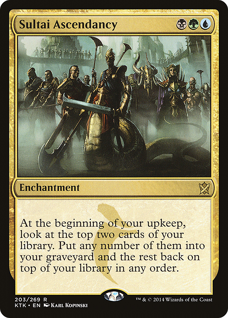 Sultai Ascendancy (KTK-203) [Khans of Tarkir] Foil