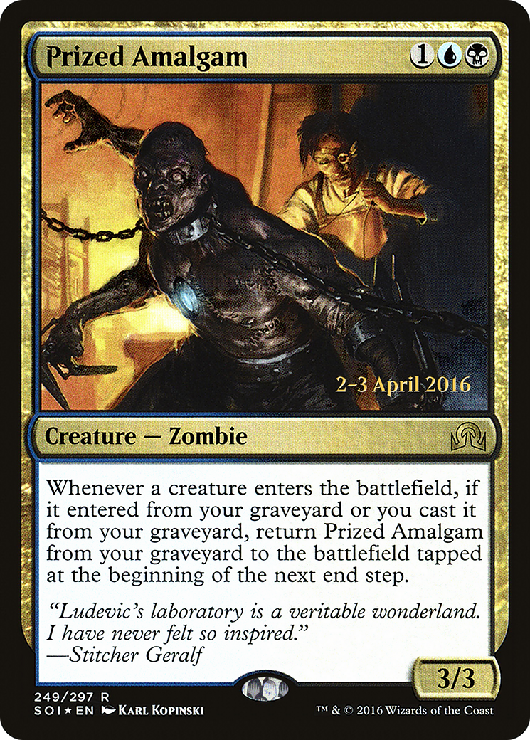 Prized Amalgam (PRE-249) [Shadows over Innistrad Promos] Foil