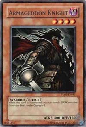 Armageddon Knight (Rare) (TU01-EN011) - Turbo Pack Booster One Pack Unlimited