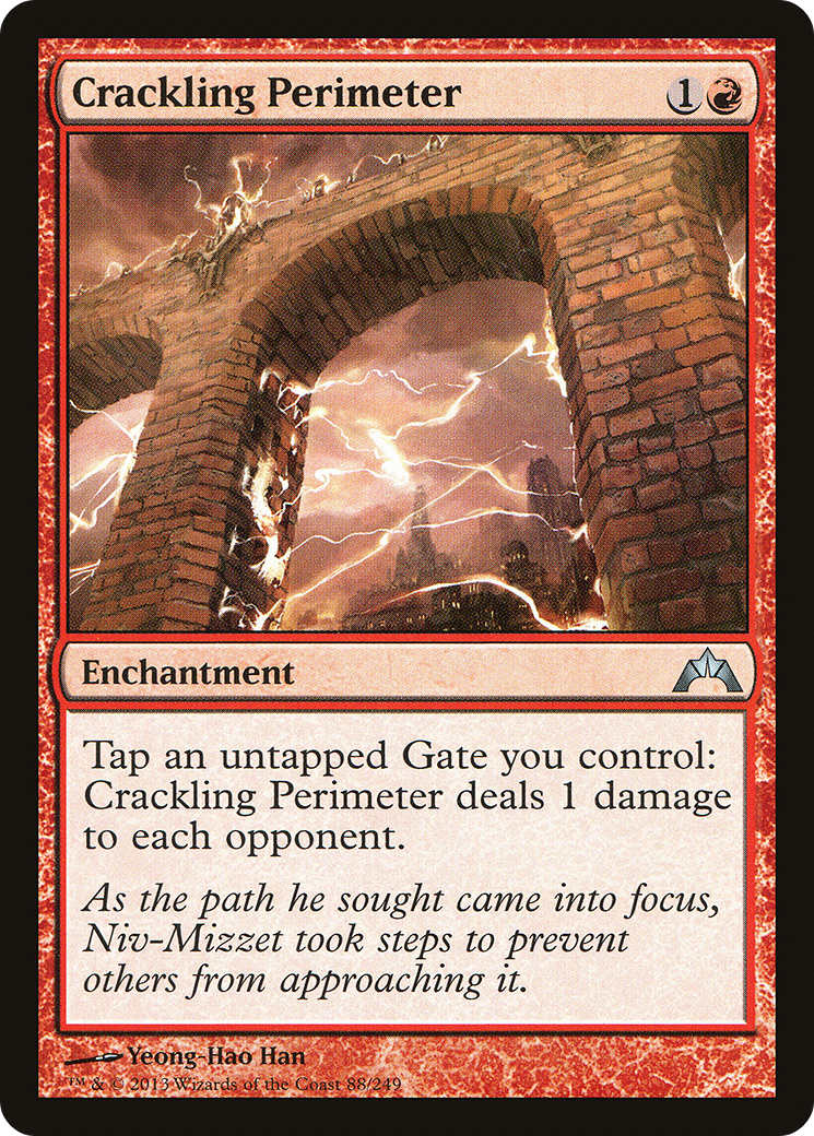 Crackling Perimeter (GTC-088) [Gatecrash] Foil