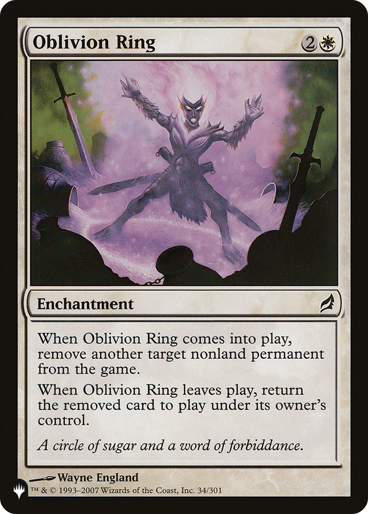 Oblivion Ring (LIST-34/301) [The List]