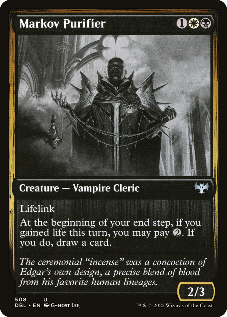 Markov Purifier (DBL-508) [Innistrad: Double Feature]