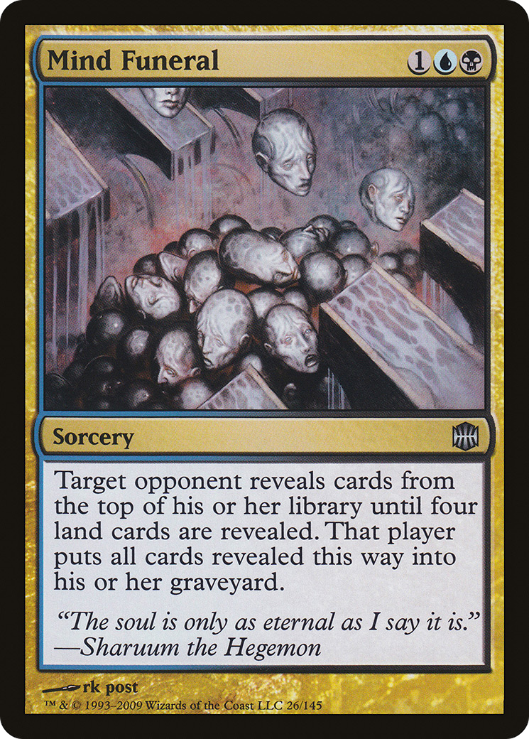 Mind Funeral (ARB-026) [Alara Reborn] Foil