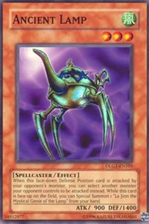 Ancient Lamp (Super Rare) (DLG1-EN105) - Dark Legends Unlimited