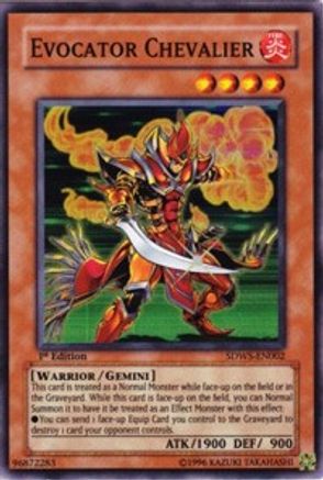 Evocator Chevalier (Super Rare) (SDWS-EN002) - Structure Deck: Warriors' Strike 1st Edition