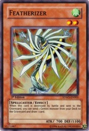 Featherizer (Super Rare) (SDWS-EN003) - Structure Deck: Warriors' Strike 1st Edition