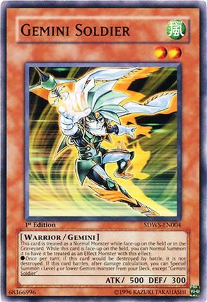 Gemini Soldier (Common) (SDWS-EN004) - Structure Deck: Warriors' Strike 1st Edition