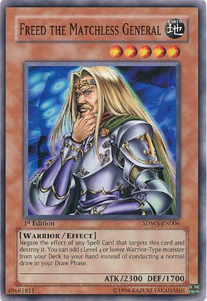 Freed the Matchless General (Common) (SDWS-EN006) - Structure Deck: Warriors' Strike 1st Edition