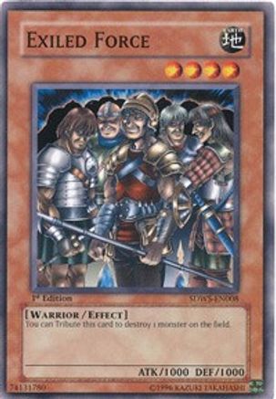 Exiled Force (Common) (SDWS-EN008) - Structure Deck: Warriors' Strike 1st Edition