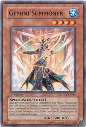 Gemini Summoner (Common) (SDWS-EN011) - Structure Deck: Warriors' Strike 1st Edition