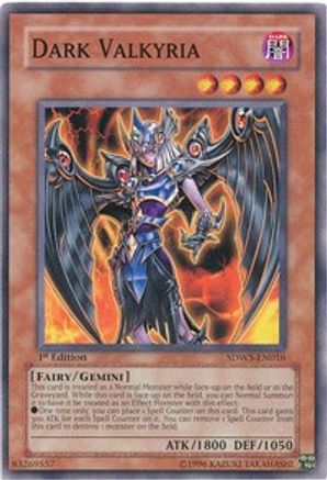 Dark Valkyria (Common) (SDWS-EN016) - Structure Deck: Warriors' Strike 1st Edition