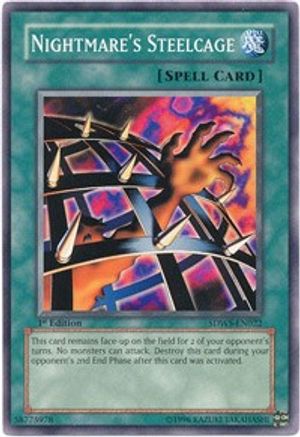 Nightmare's Steelcage (Common) (SDWS-EN022) - Structure Deck: Warriors' Strike 1st Edition
