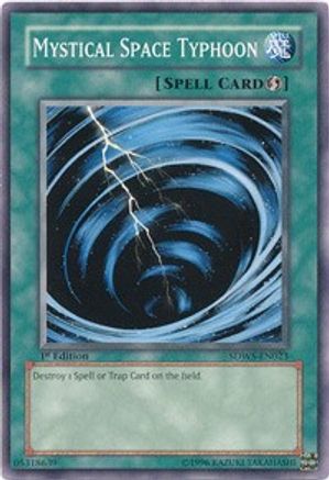 Mystical Space Typhoon (Common) (SDWS-EN023) - Structure Deck: Warriors' Strike 1st Edition