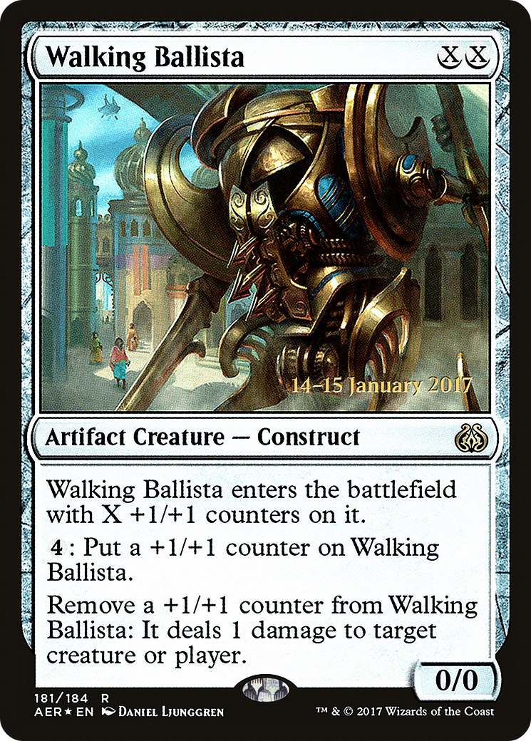 Walking Ballista (PRE-181) [Aether Revolt Promos] Foil