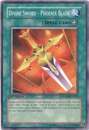 Divine Sword - Phoenix Blade (Common) (SDWS-EN027) - Structure Deck: Warriors' Strike 1st Edition