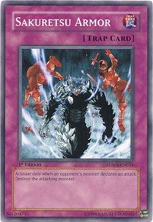 Sakuretsu Armor (Common) (SDWS-EN034) - Structure Deck: Warriors' Strike 1st Edition