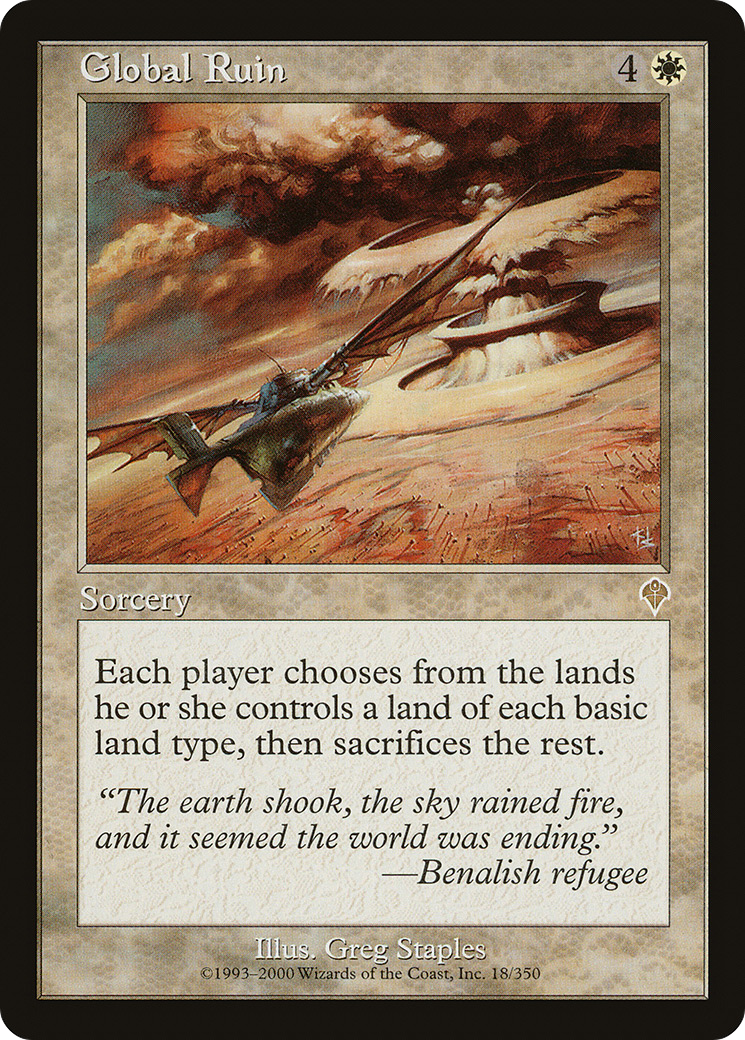Global Ruin (INV-018) [Invasion] Foil