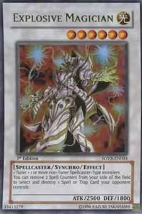 Explosive Magician (Ultra Rare) (SOVR-EN044) - Stardust Overdrive 1st Edition