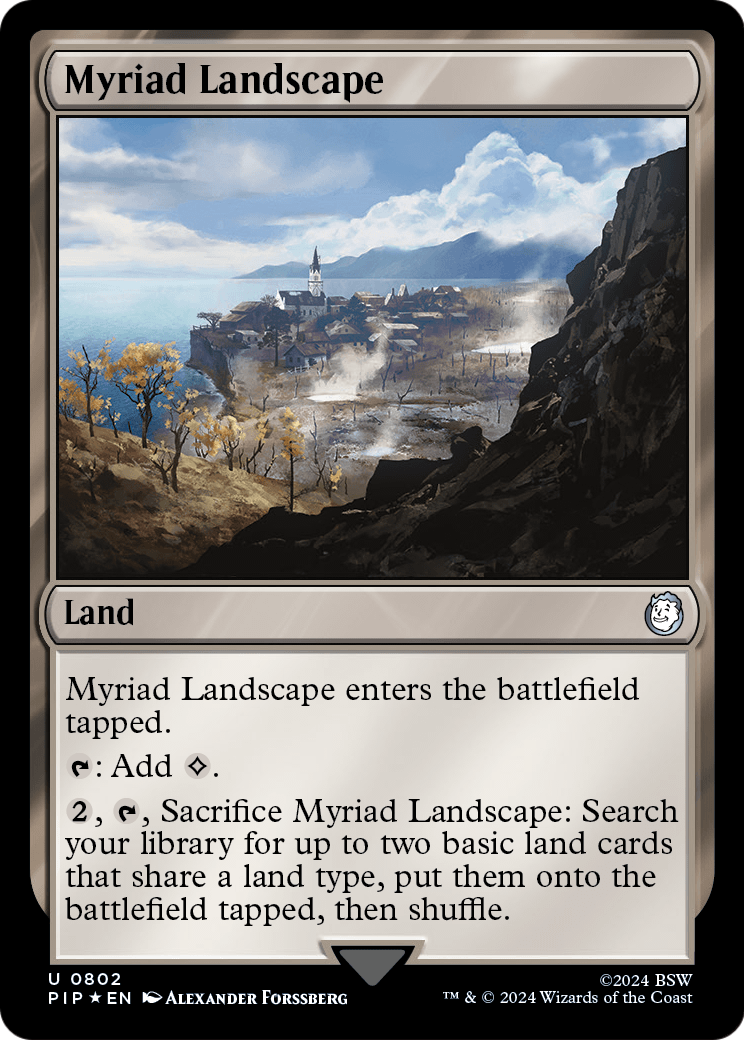 Myriad Landscape (Surge Foil) (PIP-802) [Fallout] Foil