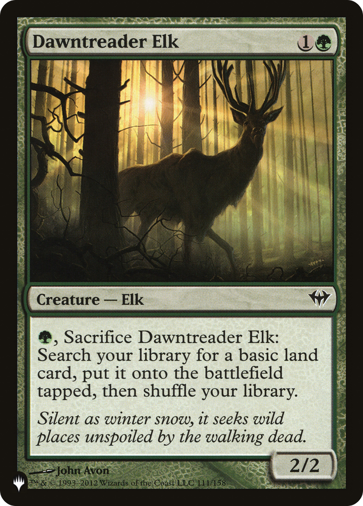 Dawntreader Elk (LIST-111/158) [The List]