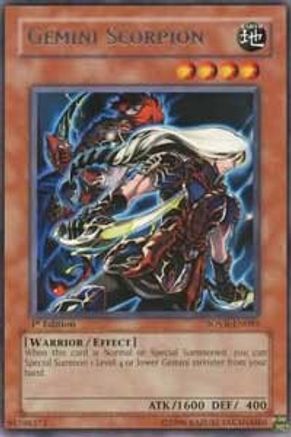 Gemini Scorpion (Rare) (SOVR-EN085) - Stardust Overdrive 1st Edition