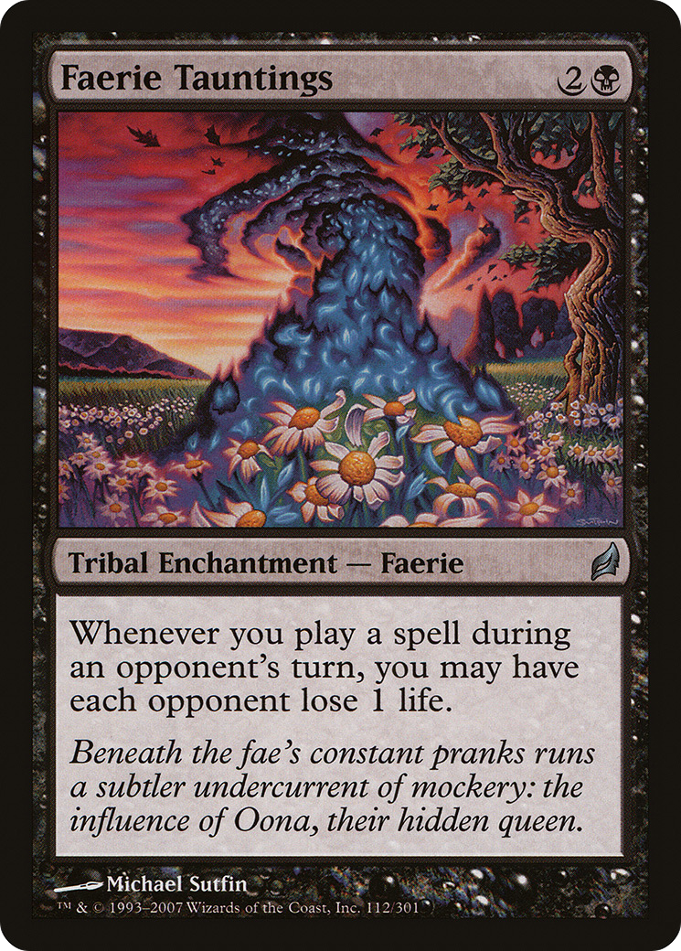 Faerie Tauntings (LRW-112) [Lorwyn] Foil