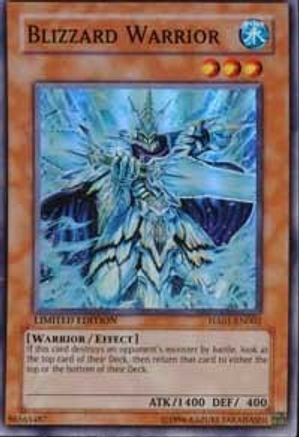 Blizzard Warrior (Super Rare) (HA01-EN002) - Hidden Arsenal Limited