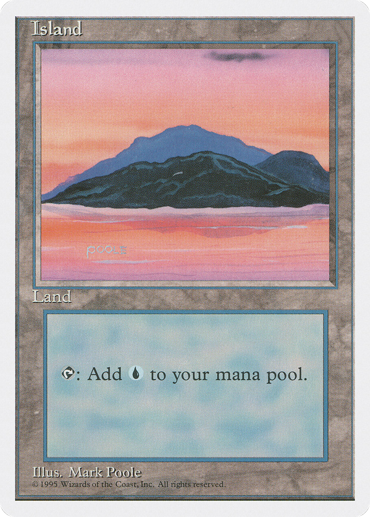 Island (C) (4ED-180) [Fourth Edition]