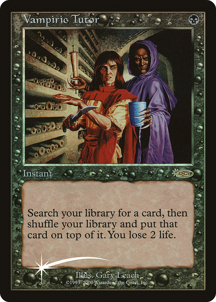 Vampiric Tutor (JDG-002) [Judge Gift Cards 2000] Foil