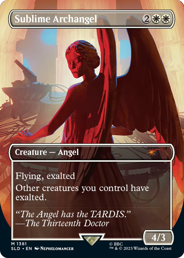 Sublime Archangel (SLD-1381) (Borderless) [Secret Lair Drop] Foil