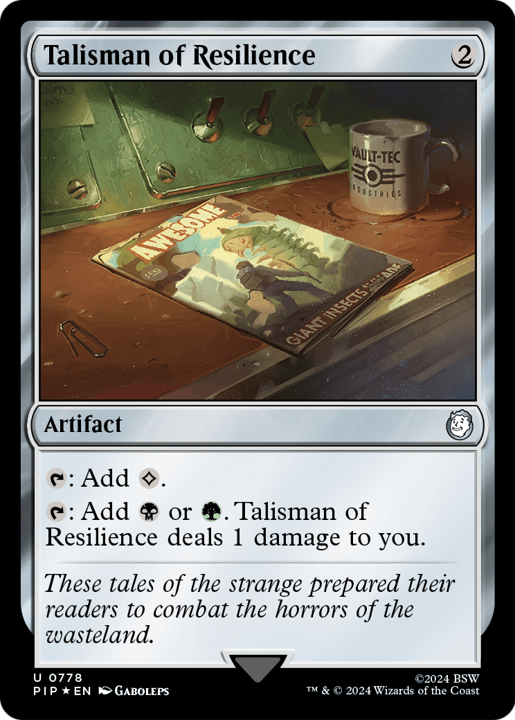 Talisman of Resilience (Surge Foil) (PIP-778) [Fallout] Foil