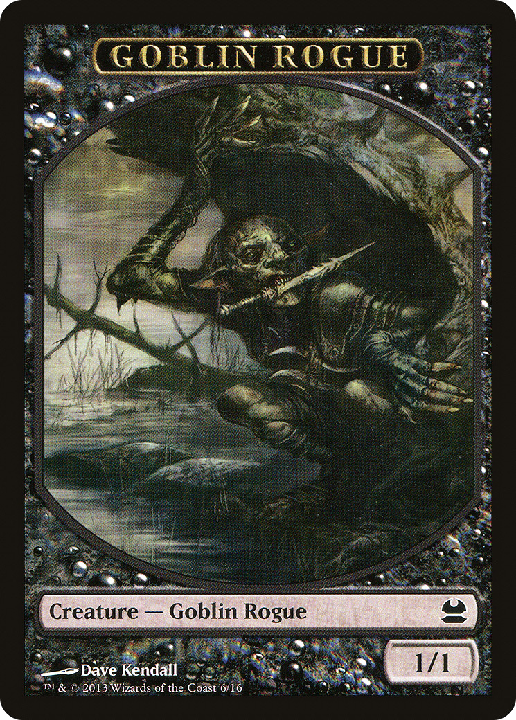 Goblin Rogue Token (MMA-006) [Modern Masters Tokens]