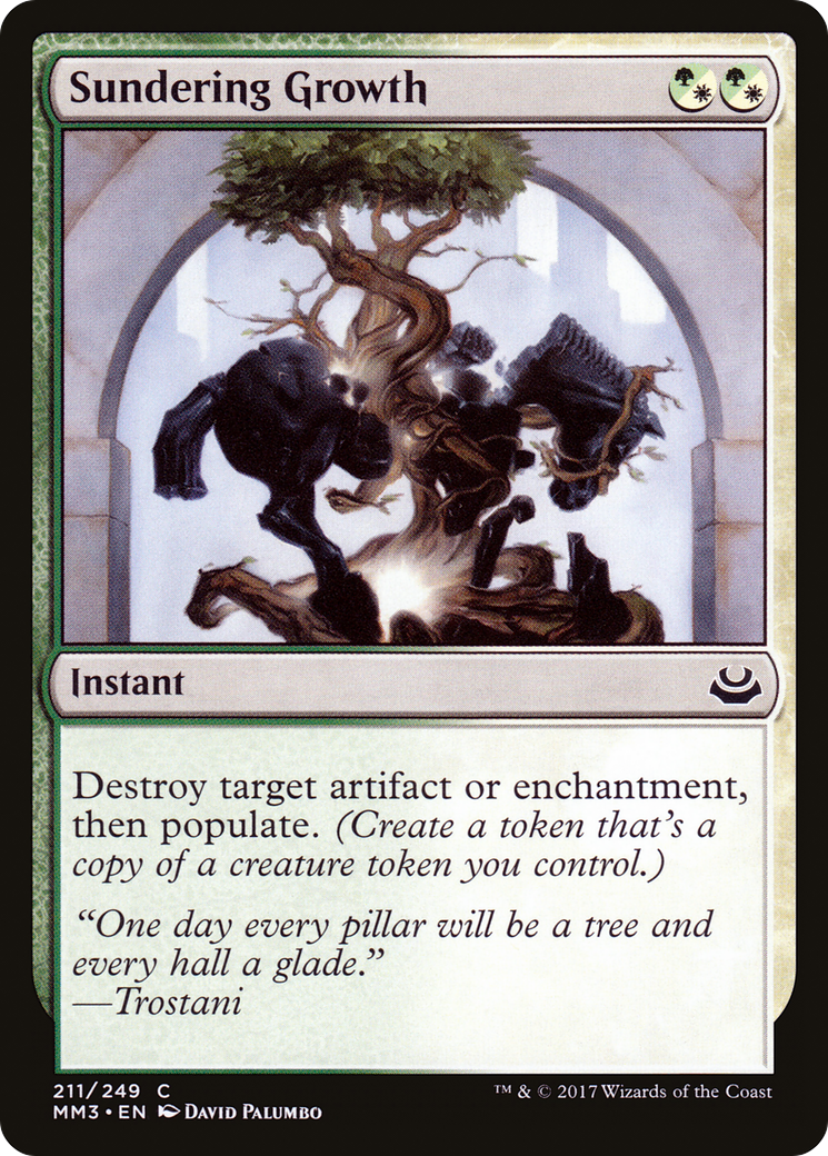 Sundering Growth (MM3-211) [Modern Masters 2017] Foil